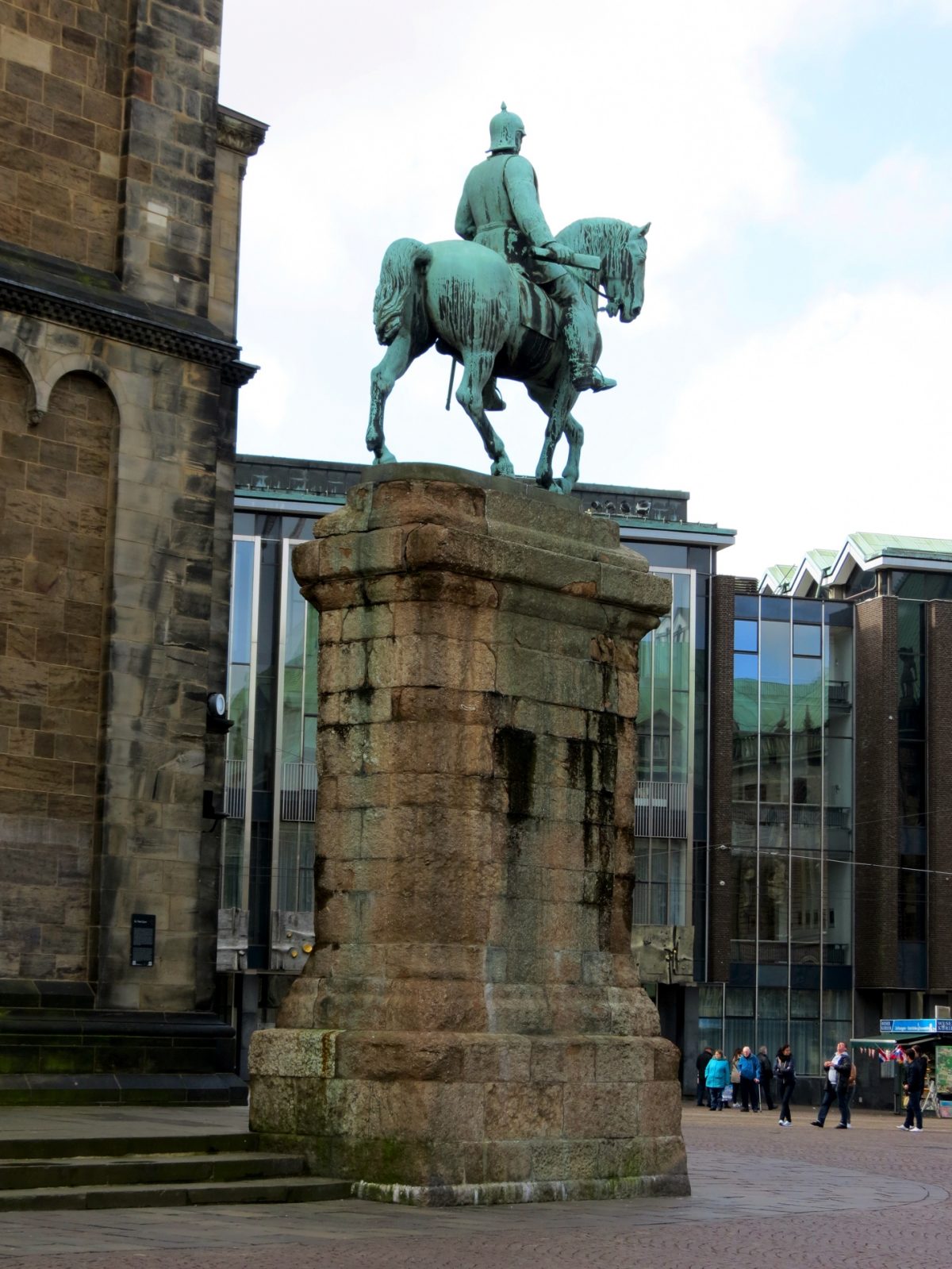 Equestrian Statue Of Otto Von Bismarck In Bremen Germany