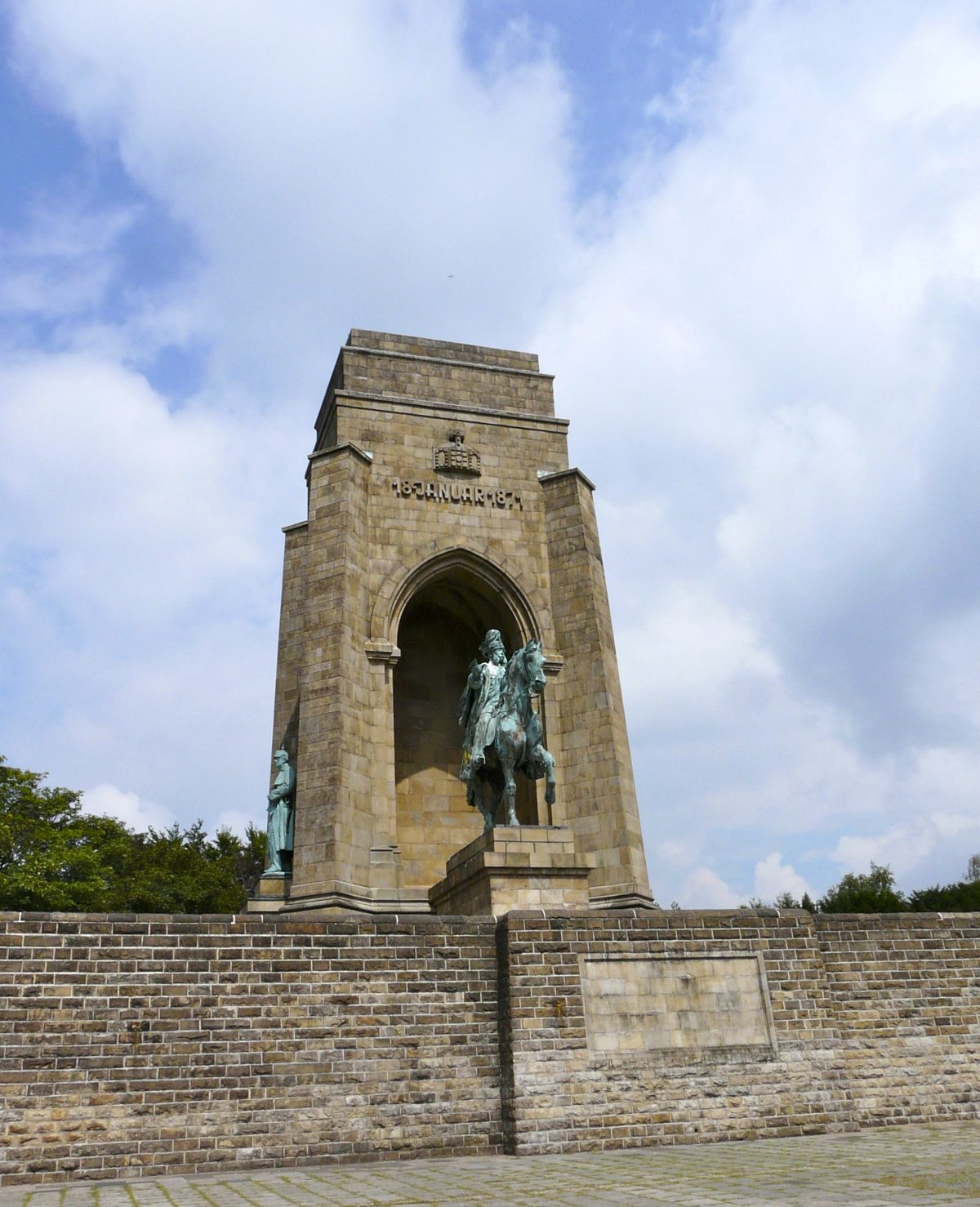 Equestrian Statue Of Wilhelm I In Dortmund Germany