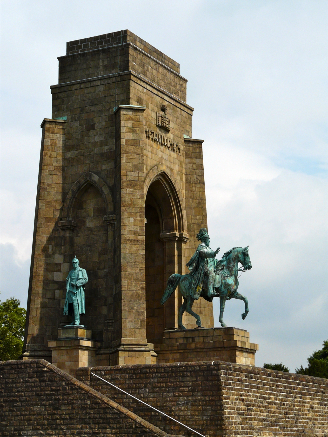 Equestrian Statue Of Wilhelm I In Dortmund Germany