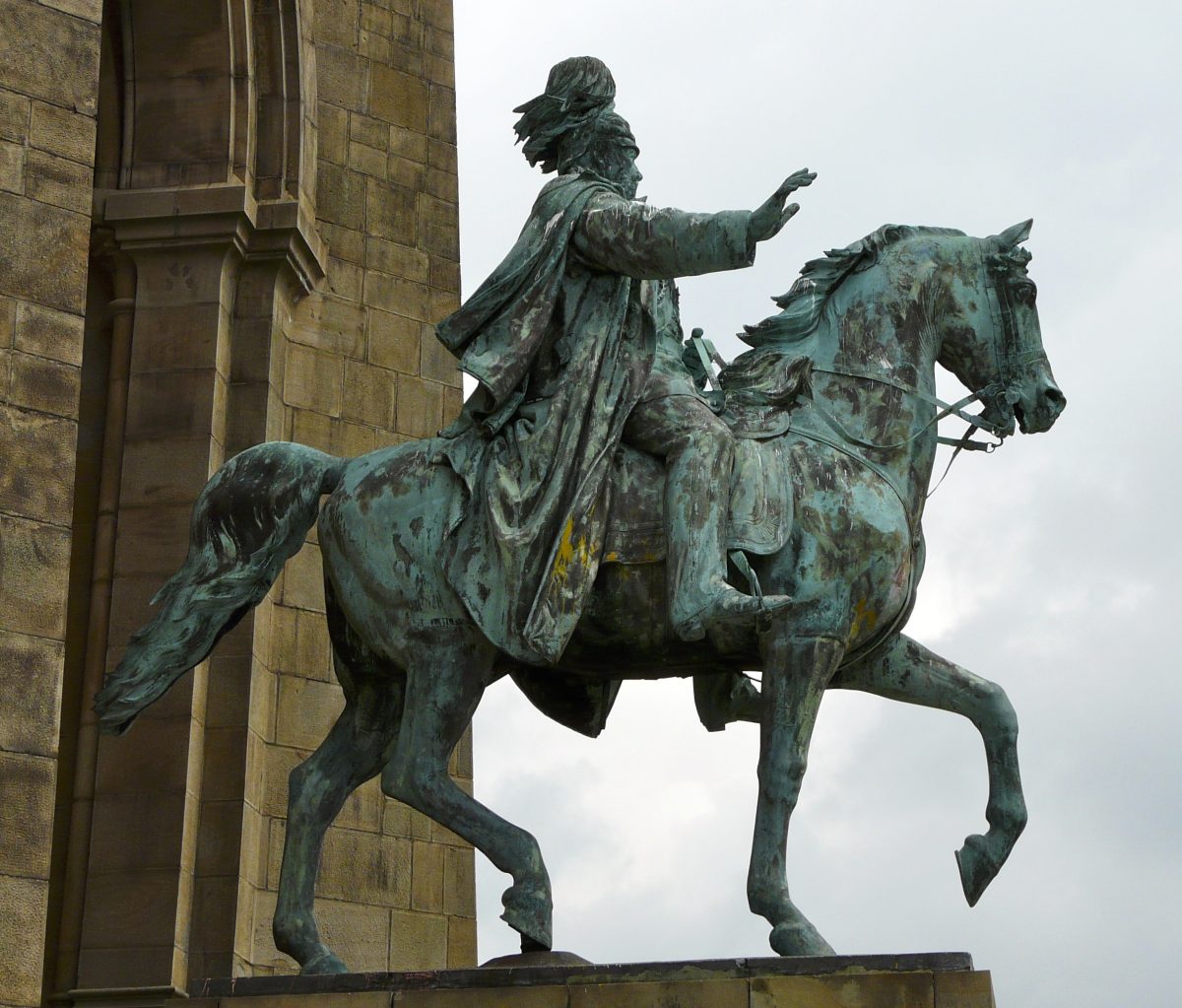 Equestrian Statue Of Wilhelm I In Dortmund Germany