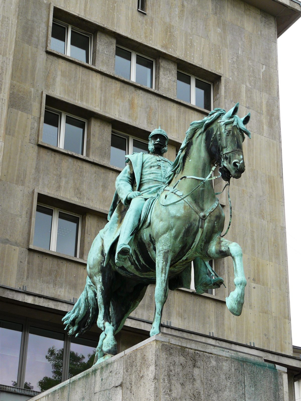 Equestrian Statue Of Wilhelm I In Essen Germany