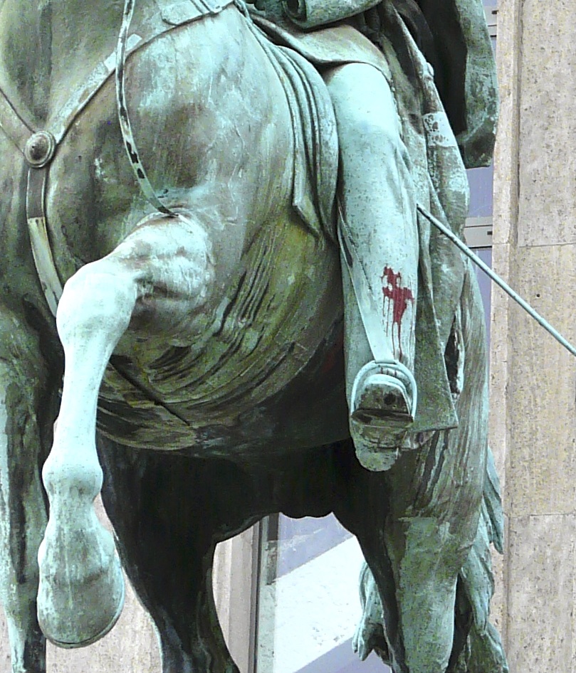 Equestrian Statue Of Wilhelm I In Essen Germany