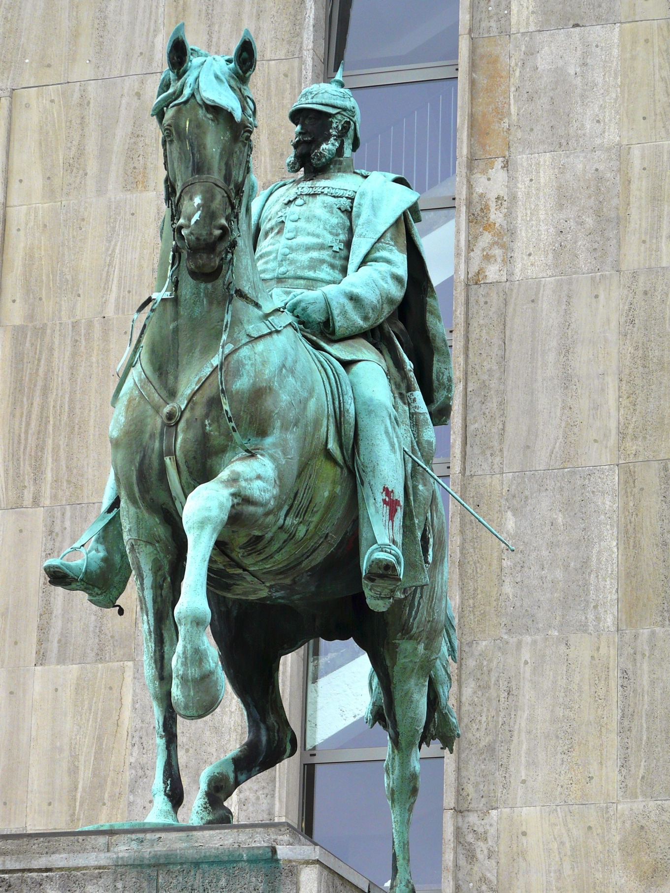 Equestrian Statue Of Wilhelm I In Essen Germany