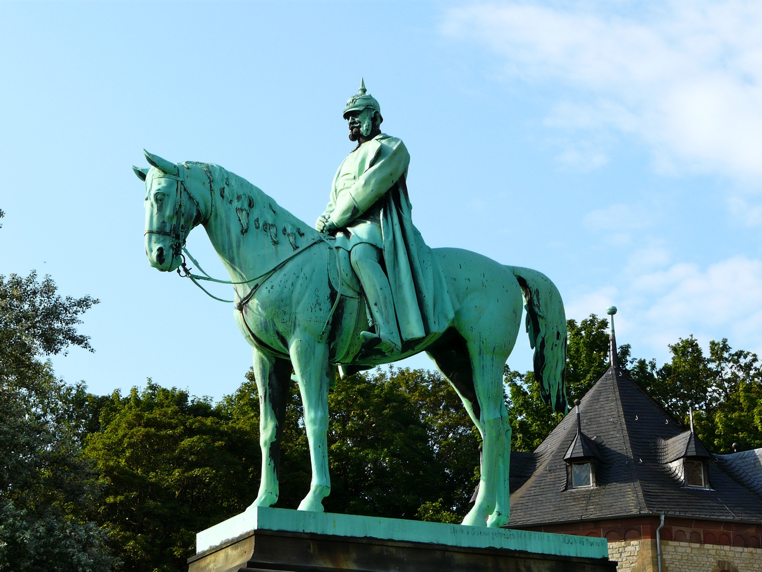 Equestrian Statue Of Wilhelm I In Goslar Germany