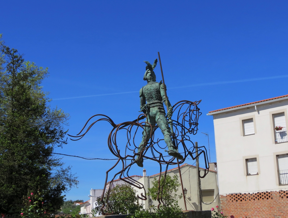 Equestrian Statue Of Hernando De Soto In Barcarrota Spain