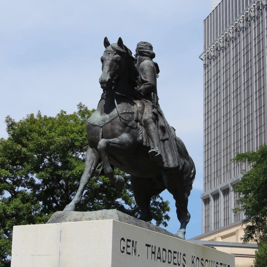 Equestrian Statue Of Thaddeus Kosciuszko In Mi Detroit Us