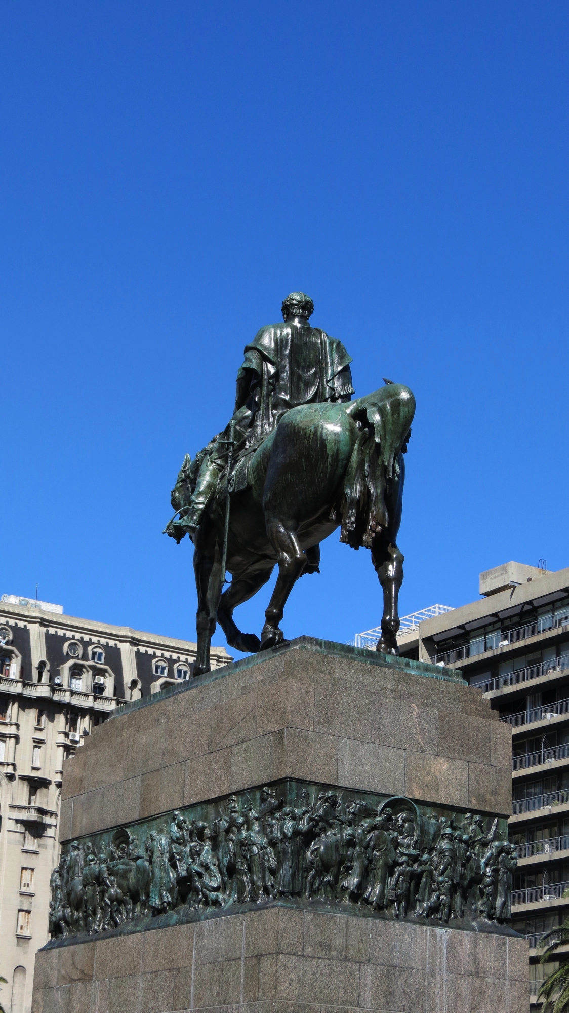 Equestrian statue of José Gervasio Artigas in Montevideo Uruguay