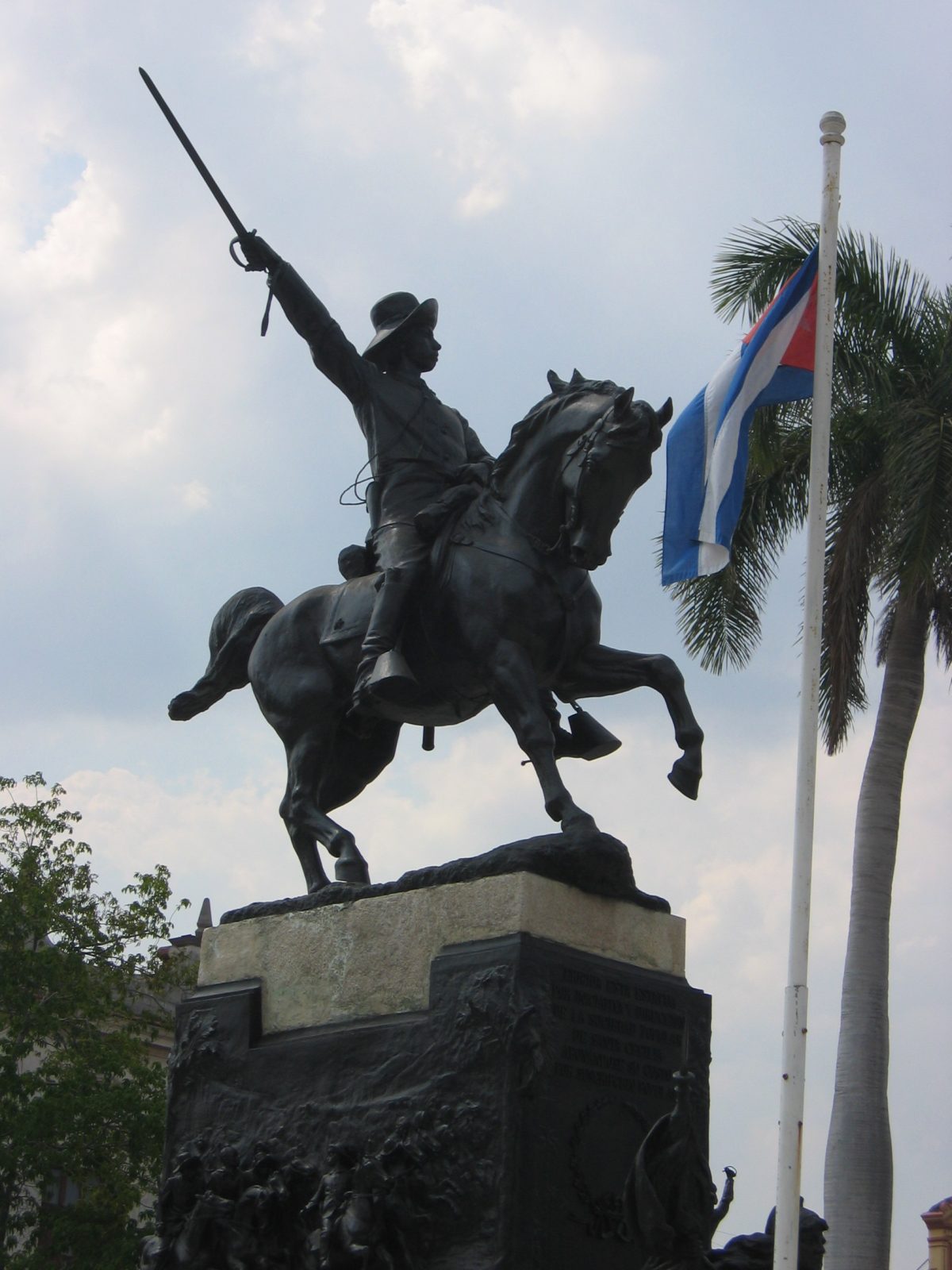 Equestrian statue of Ignacio Agramonte in Camagüey Cuba