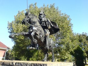 Equestrian statue of David Canabarro in Rio Grande do Sul Brazil