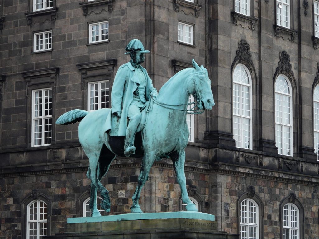 Equestrian Statue Of Christian IX In Copenhagen Denmark