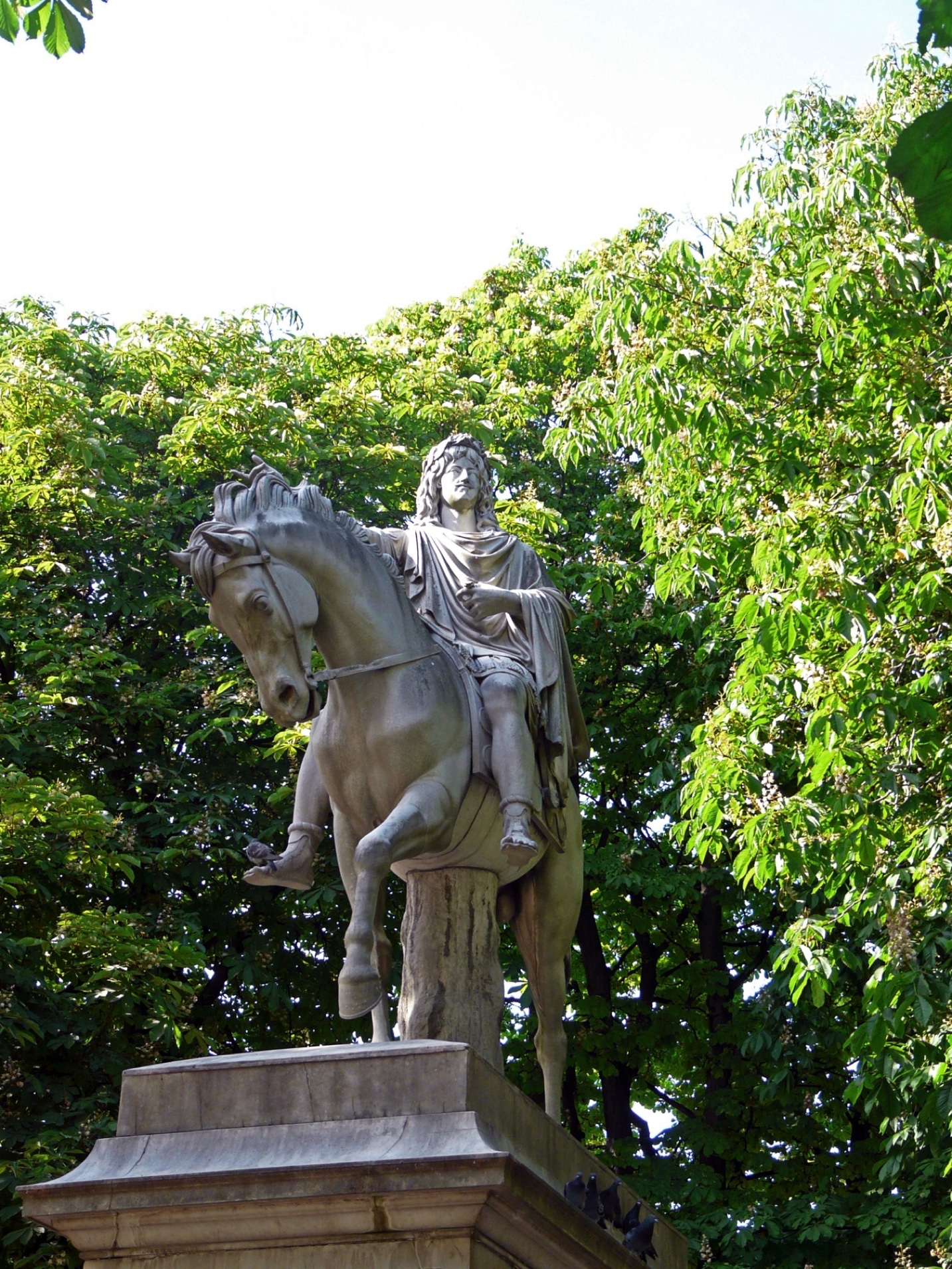 Equestrian statue of Louis XIII in Paris France