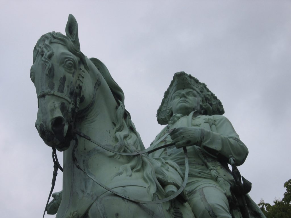 Equestrian statue of Herzog Carl Wilhelm Ferdinand in Braunschweig Germany