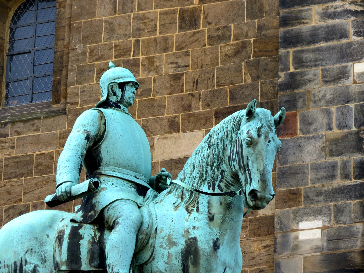 Equestrian statue of Otto von Bismarck in Bremen Germany