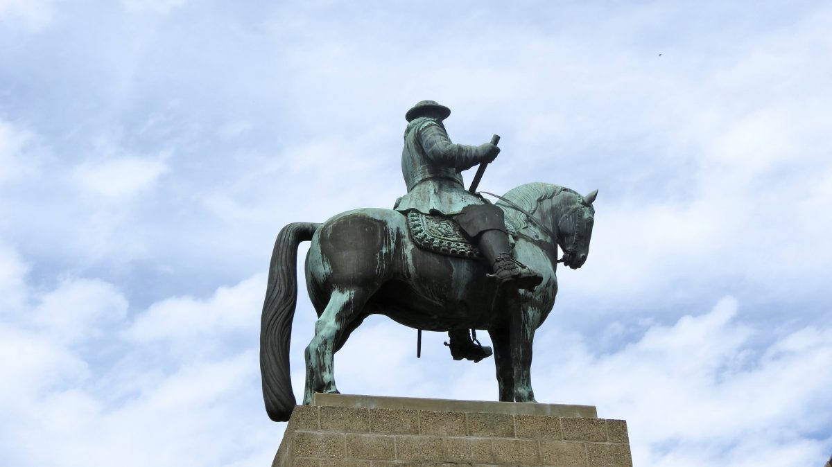 Equestrian statue of Kurfürst Friedrich Wilhelm in Kleve Germany