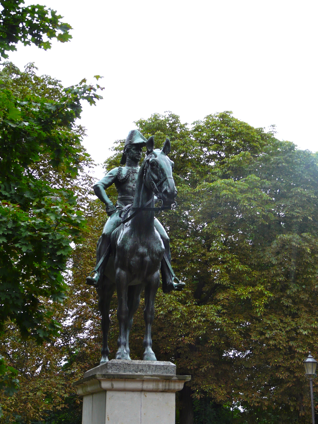 Equestrian statue of Friedrich Wilhelm lll in Merseburg Germany