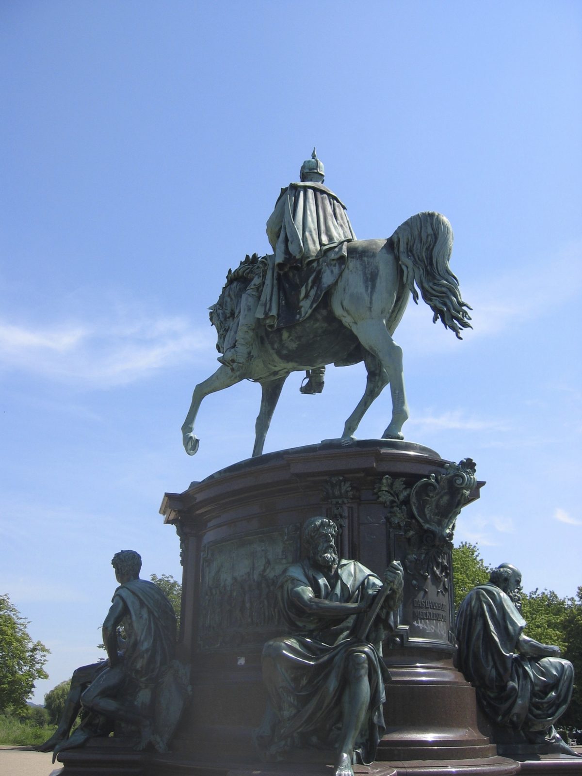 Equestrian statue of Grossherzog Friedrich Franz ll in Schwerin Germany