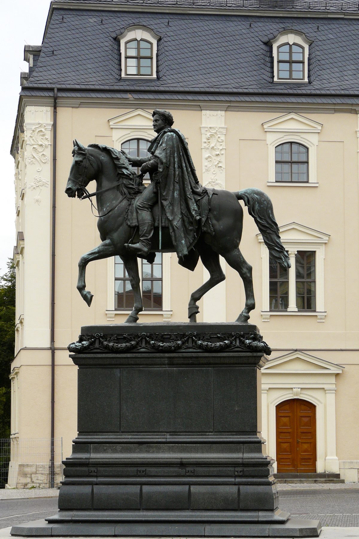 Equestrian statue of Karl August in Weimar Germany