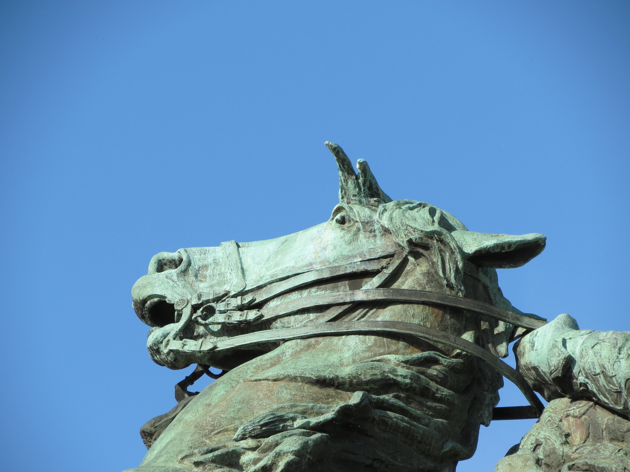 Equestrian statue of Bogdan Khmelnitsky in Kiev Ukraine