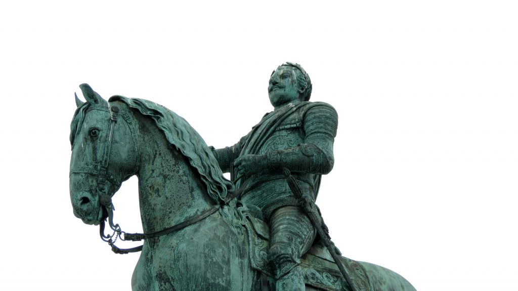 Equestrian Statue Of Adolf Gustav II In Stockholm Sweden