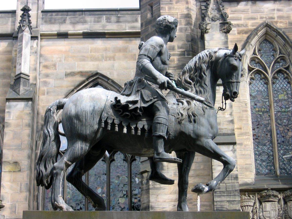 equestrian-statue-of-charles-ii-in-edinburgh-uk
