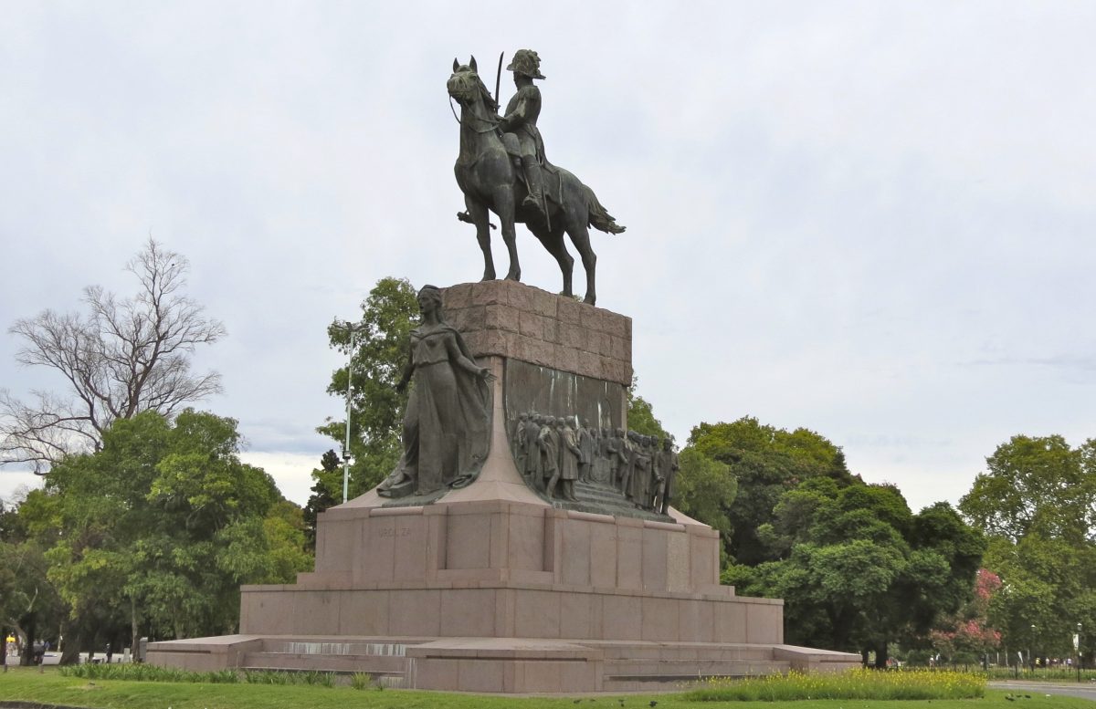 Equestrian Statue Of Justo José Urquiza In Buenos Aires Argentina