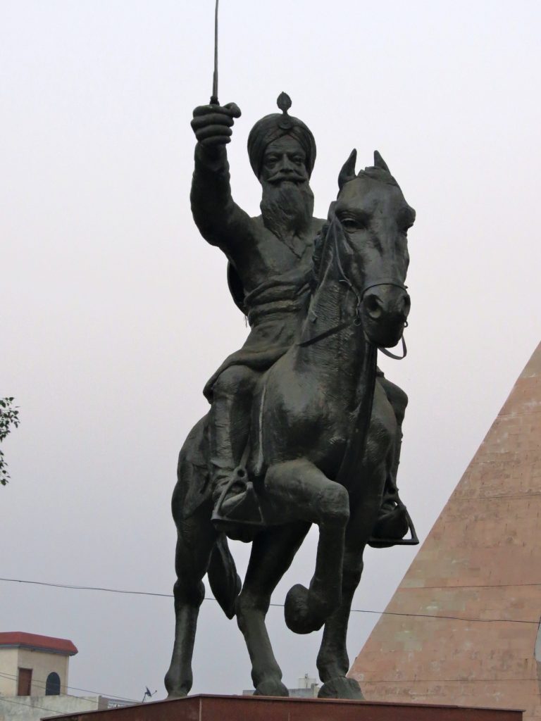 Equestrian statue of Attariwala Sham Singh in Amritsar, Punjab India