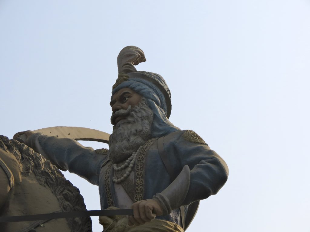 Equestrian statue of Jassa Singh Ramgarhia in Amritsar, Punjab India