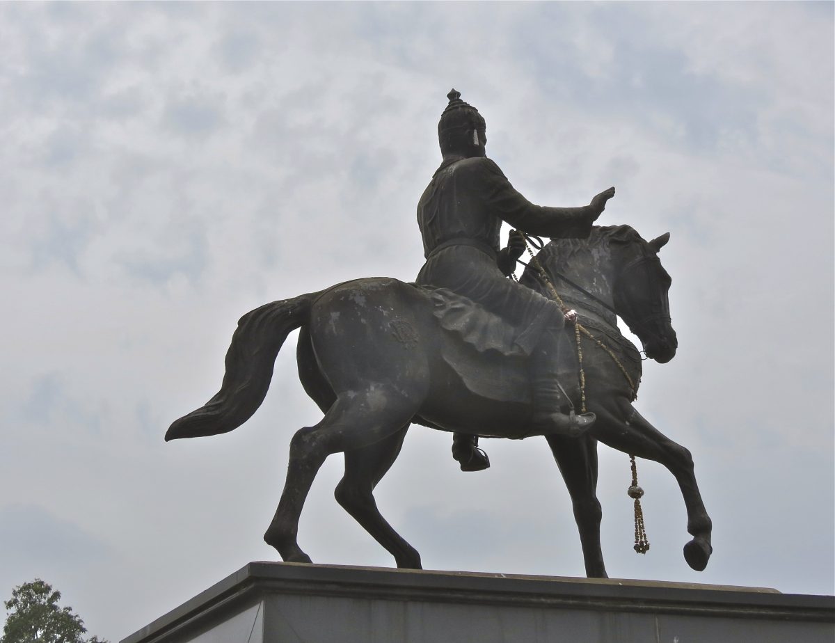 Equestrian statue of Basava in Belgaum, Karnataka India