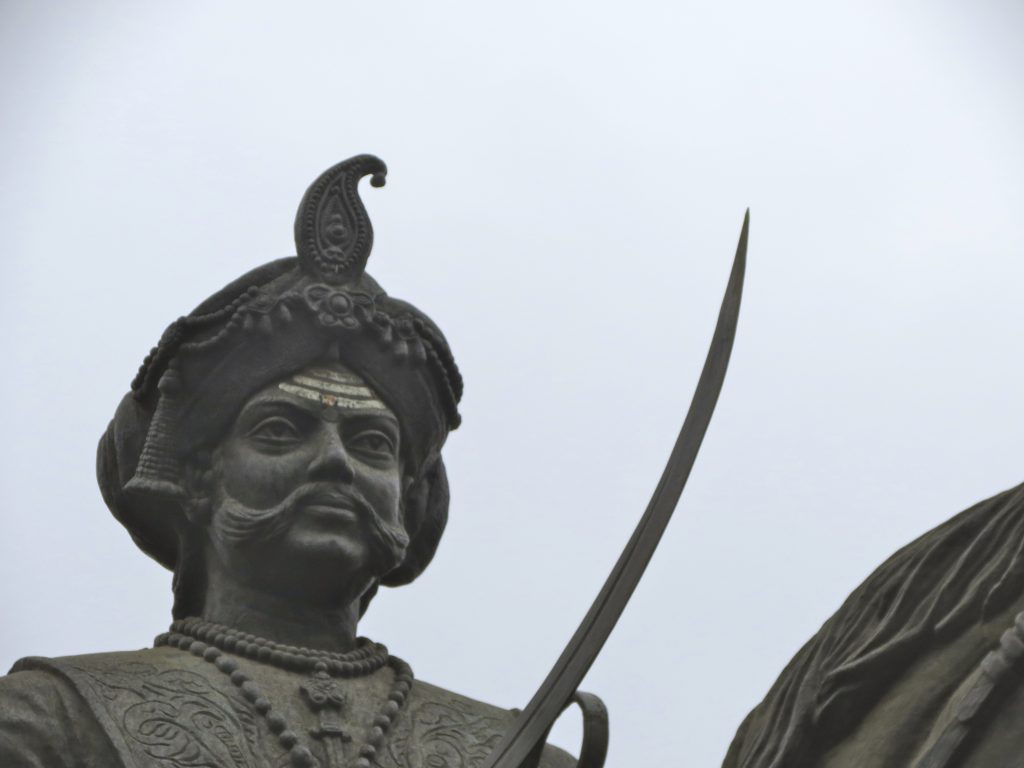 Equestrian statue of Madakari Nayaka in Chitradurga, Karnataka India