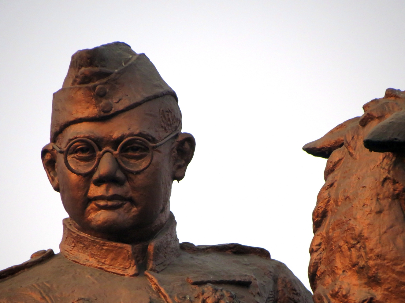 Equestrian statue of Chandra Bose in Kolkata, West Bengal India