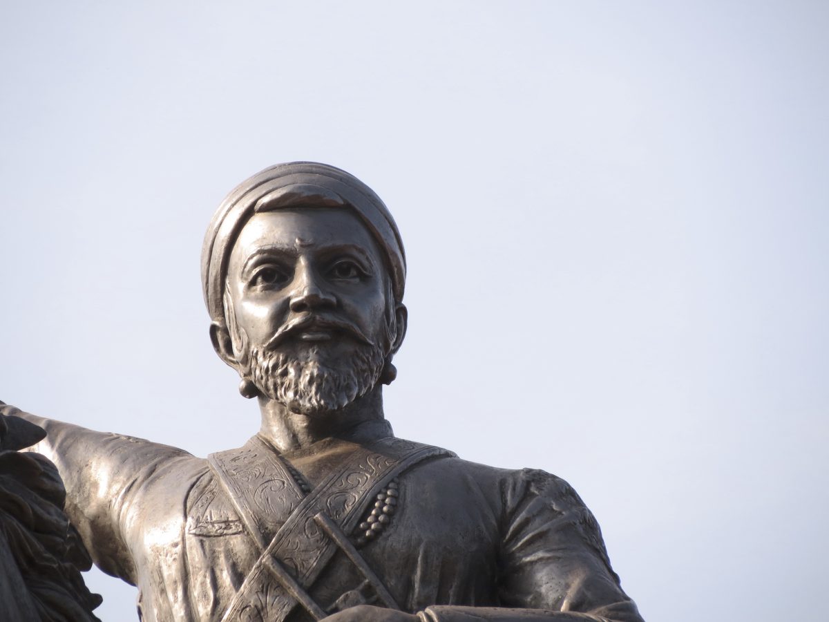 Equestrian statue of Shivaji Bhonsle in Mahalabeshwar India