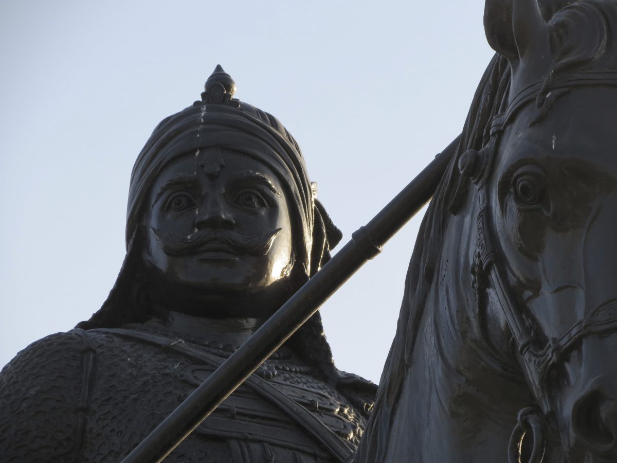 Equestrian statue of Pratap Singh in Udaipur, Rajasthan India