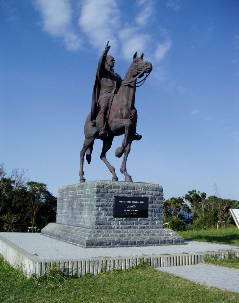 Equestrian statue of Mustafa Kemal Atatürk in Kushimoto Japan