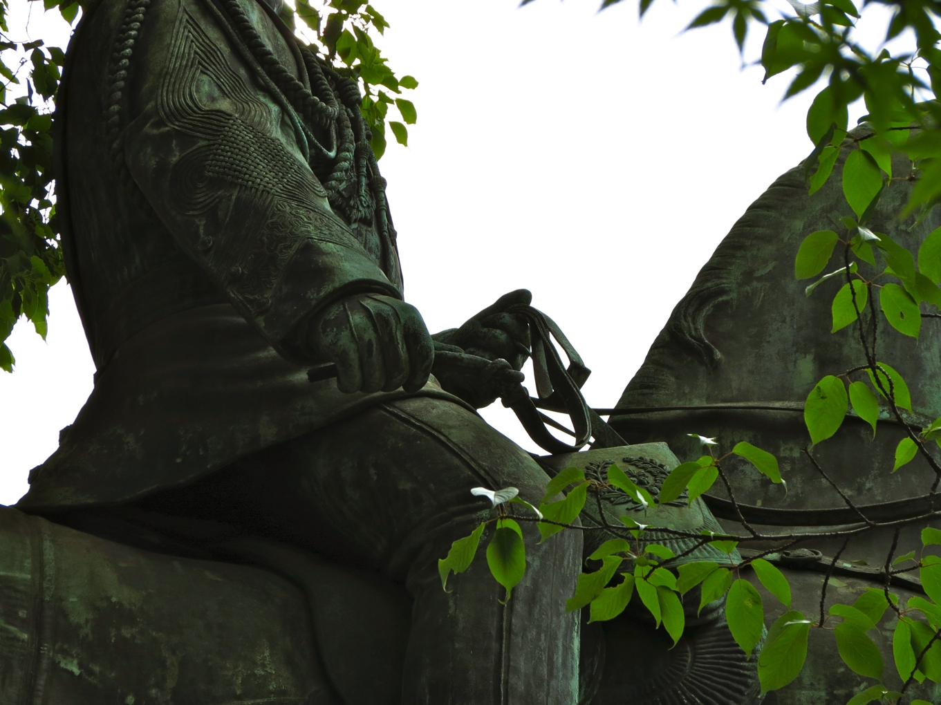 Equestrian statue of Arisugawa Taruhito in Tokyo Japan