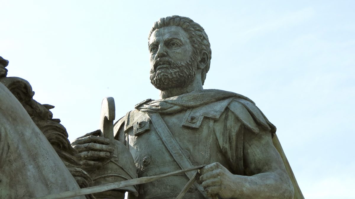 Equestrian Statue Of Philip II Of Macedonia In Skopje Macedonia