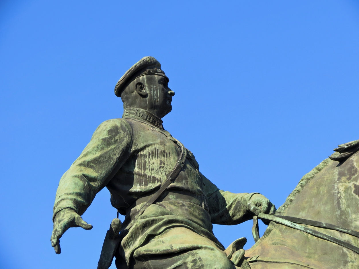 Equestrian statue of Grigory Kotovsky in Chisinau Moldova