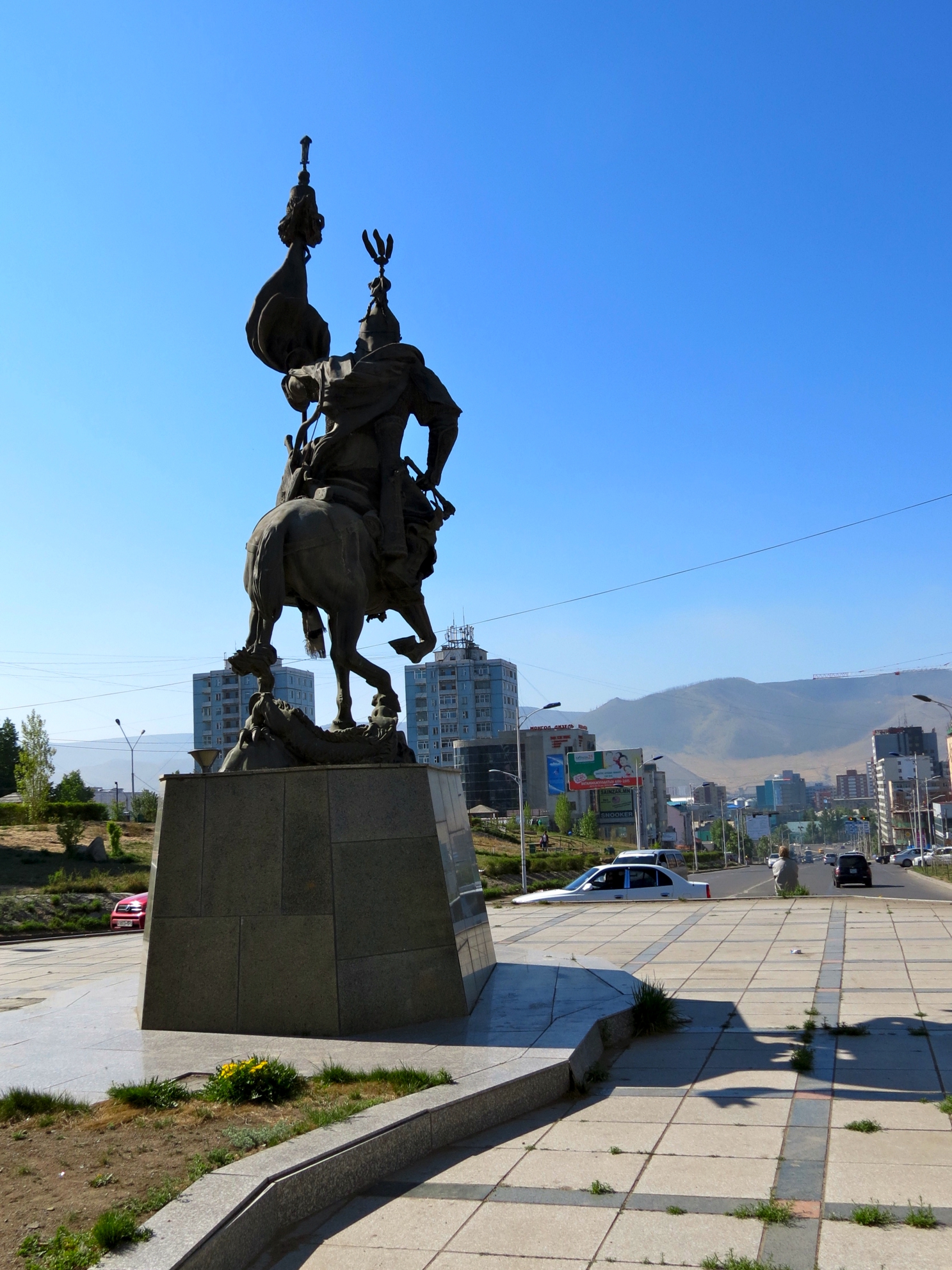 Equestrian Statue Of Chingünjav In Ulan Bator Mongolia