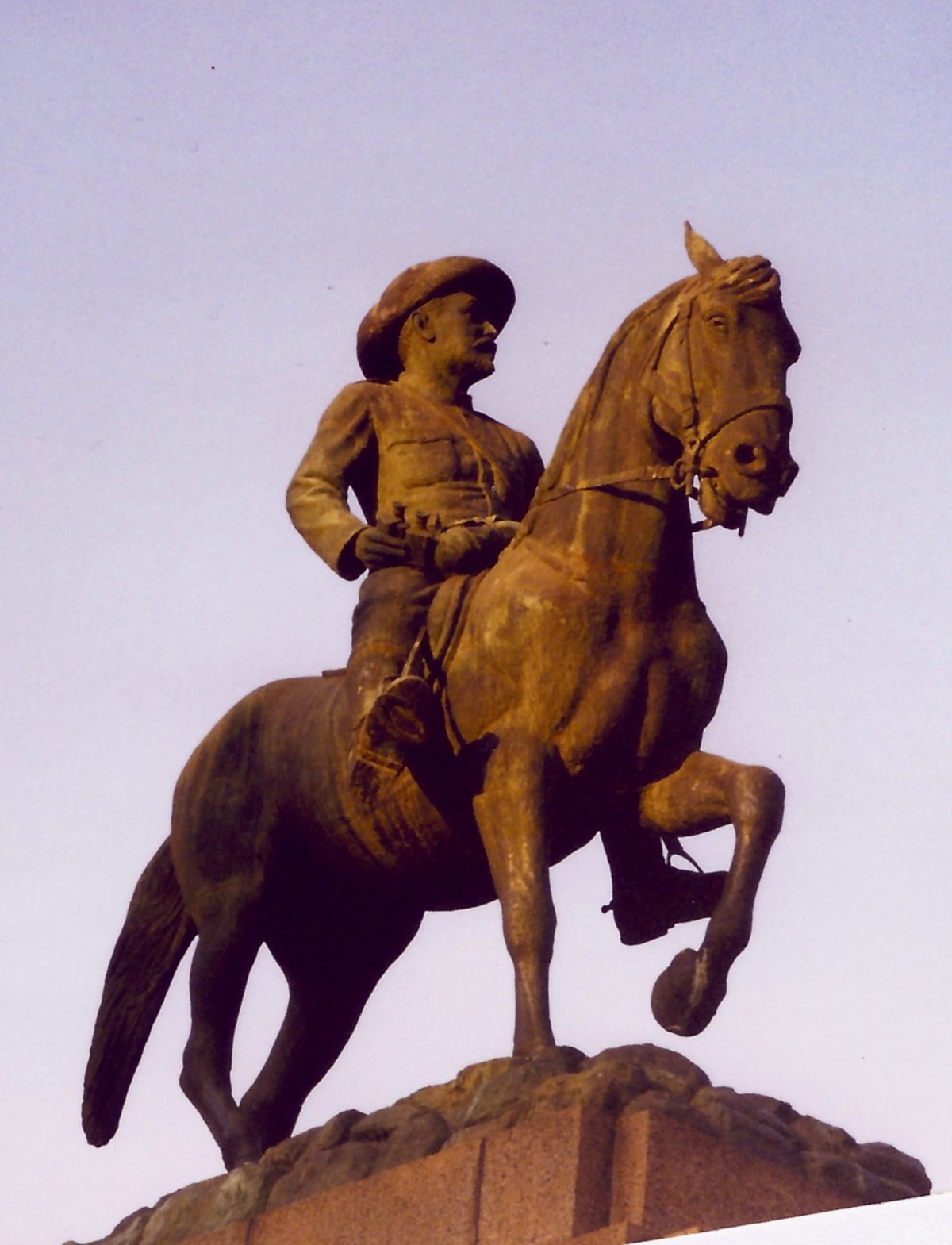 Equestrian statue of Louis Botha in Pretoria South Africa
