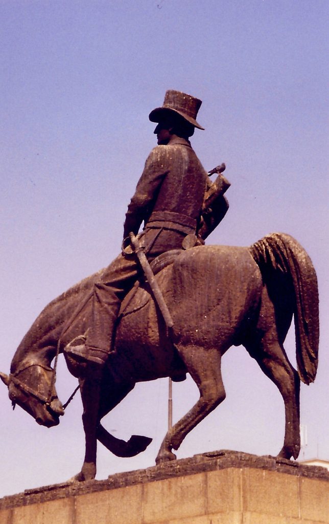 Equestrian Statue Of Andries Pretorius In Pretoria South Africa