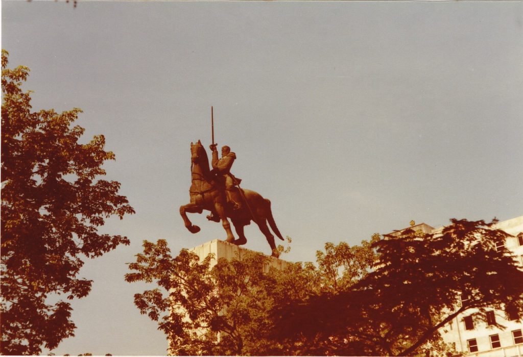 Equestrian statue of Luis Alves de Lima e Silva in Sao Paolo Brazil Equestrian statue of Luis Alves de Lima e Silva in Sao Paolo Brazil