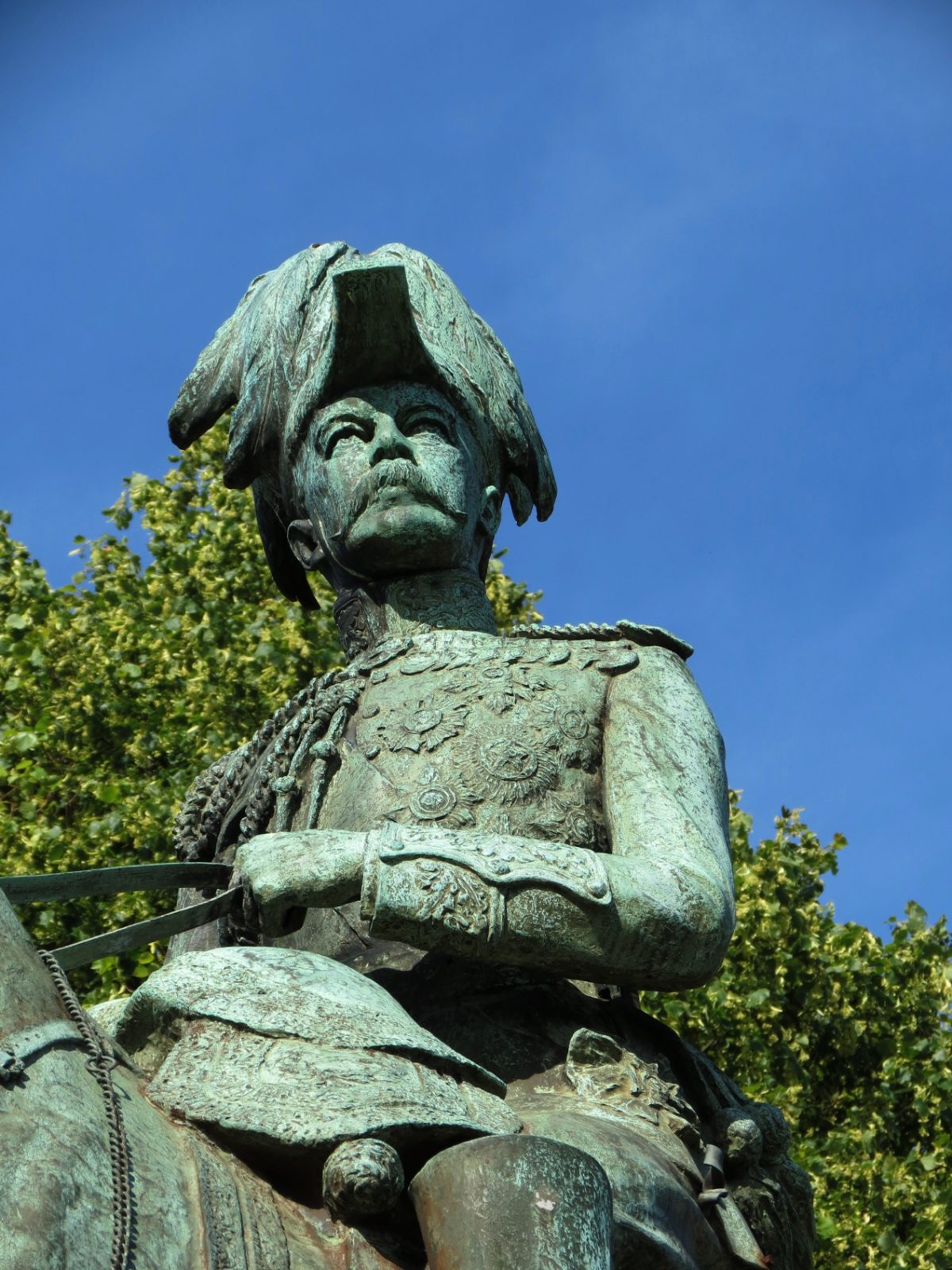 Equestrian statue of Horatio Herbert Kitchener in Chatham UK