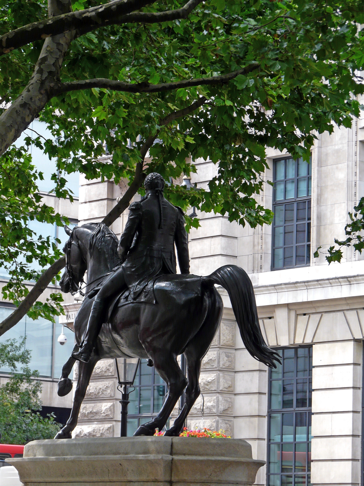 Equestrian Statue Of George III In London UK