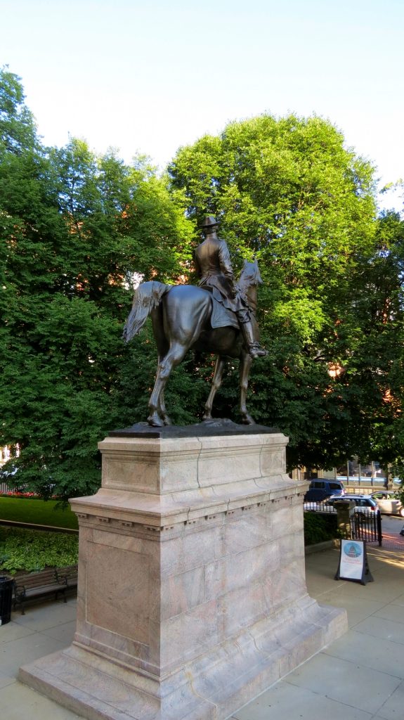 Equestrian Statue Of Joseph Hooker In Ma Boston Us