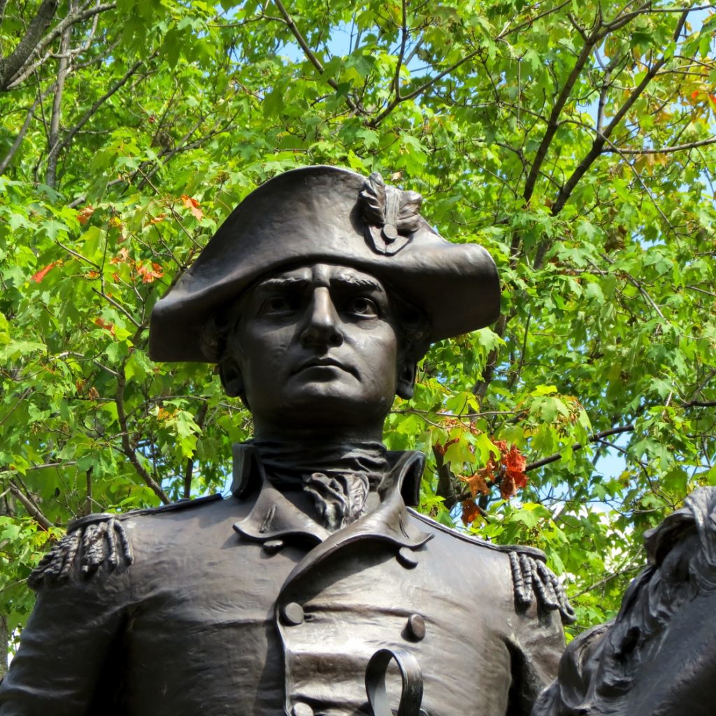 Equestrian statue of Anthony Wayne in IN Fort Wayne US