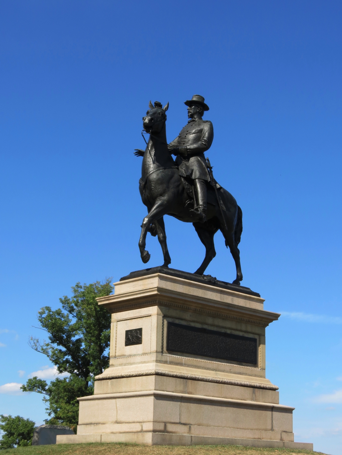 Equestrian statue of Winfield Scott Hancock in PA Gettysburg US