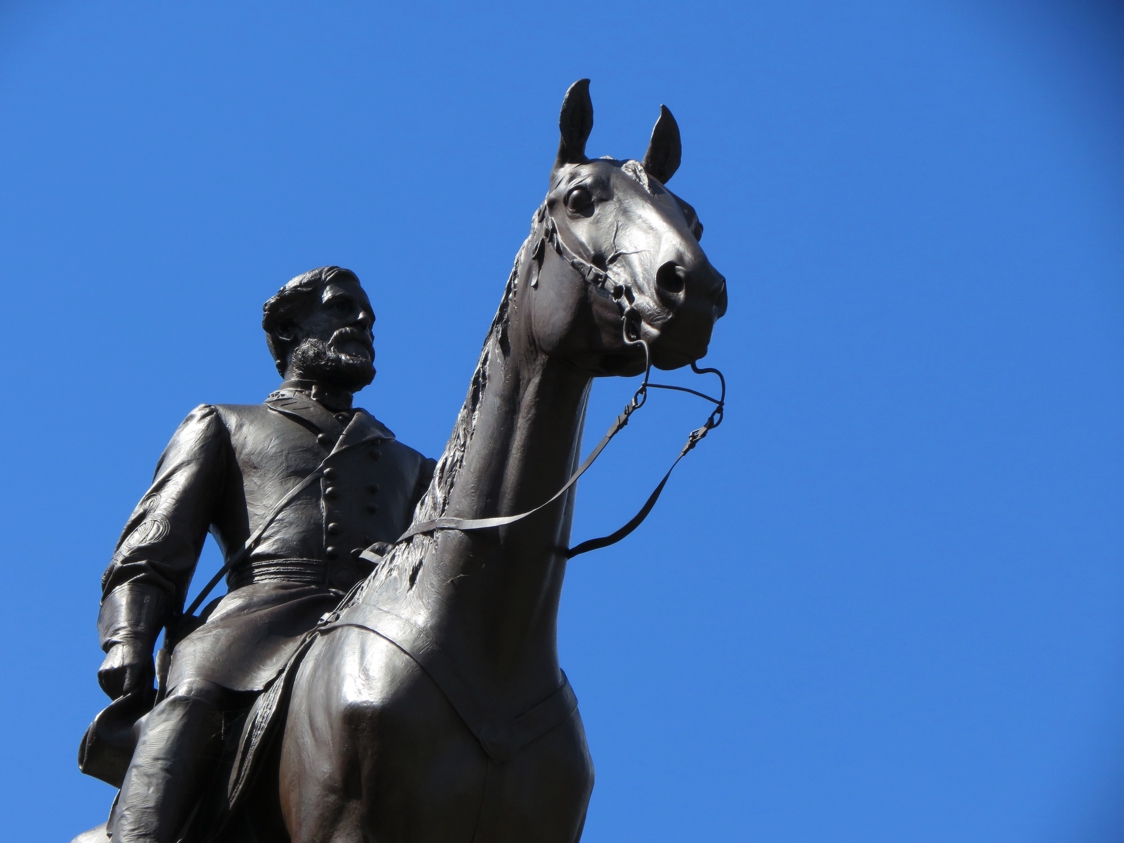 Equestrian statue of Robert Edward Lee in PA Gettysburg US