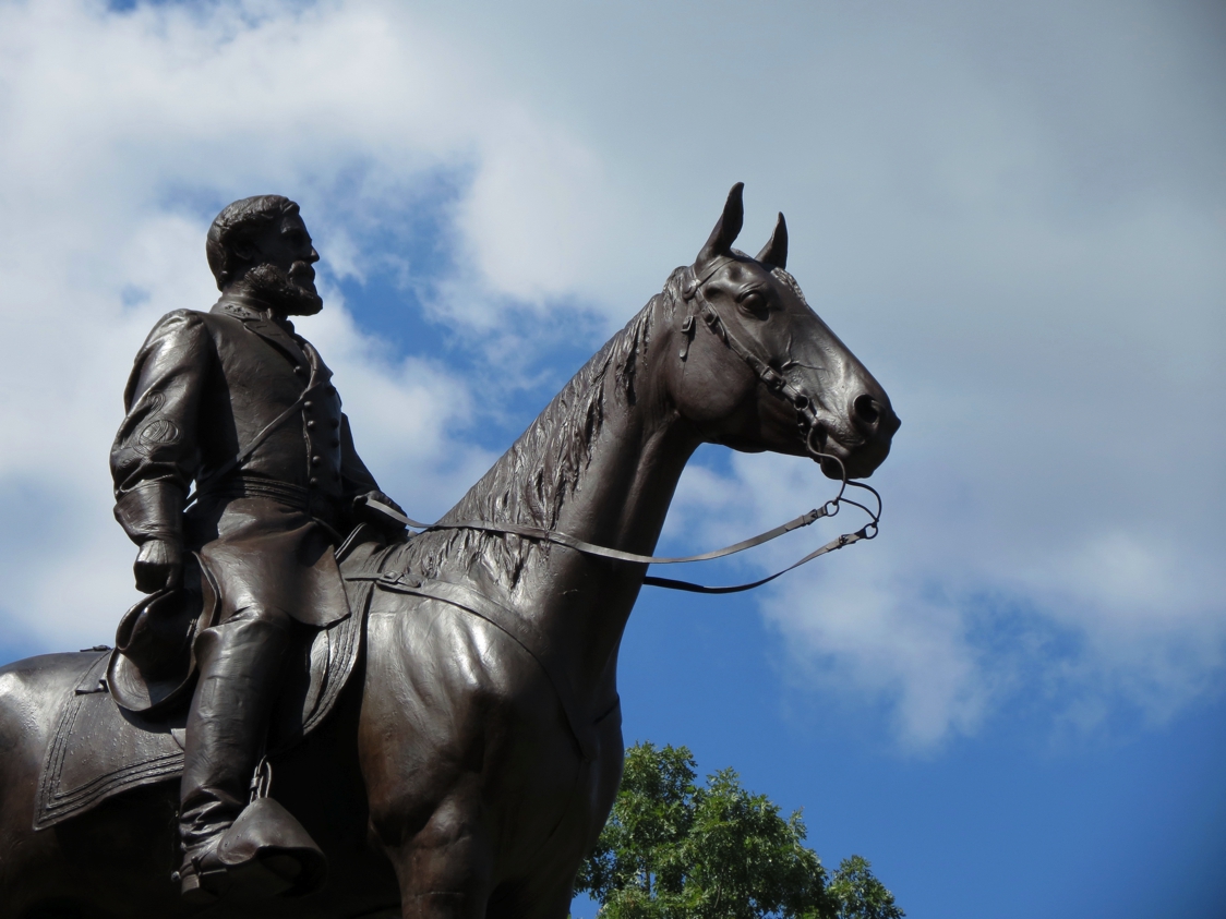 Equestrian statue of Robert Edward Lee in PA Gettysburg US