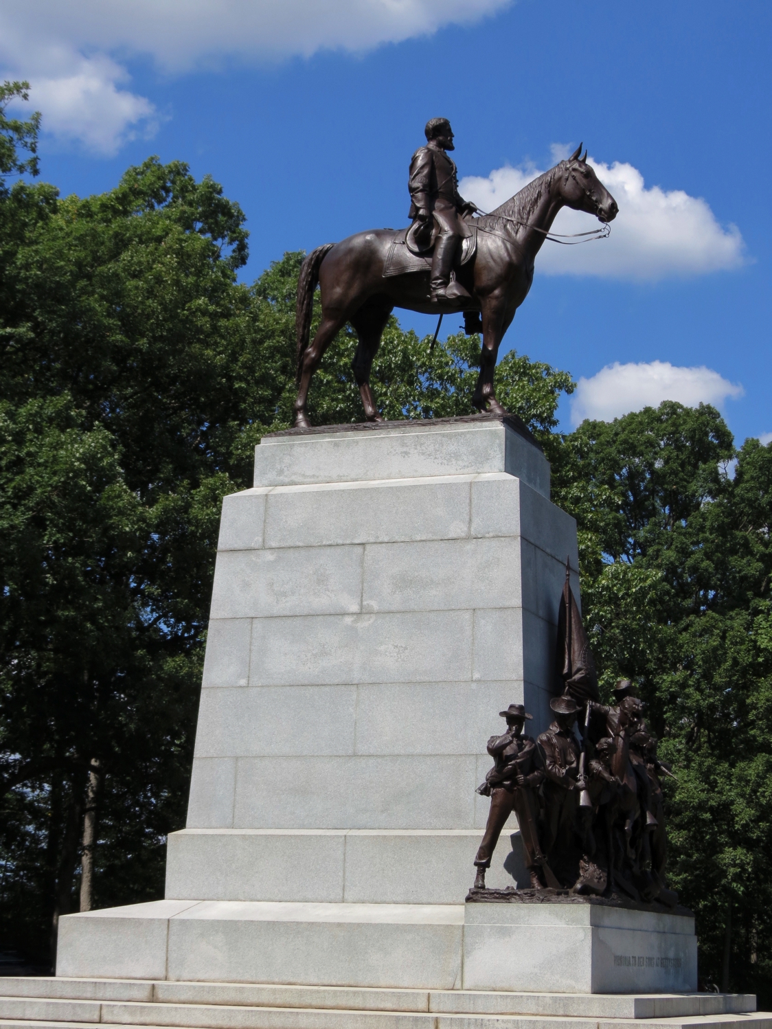 Equestrian statue of Robert Edward Lee in PA Gettysburg US