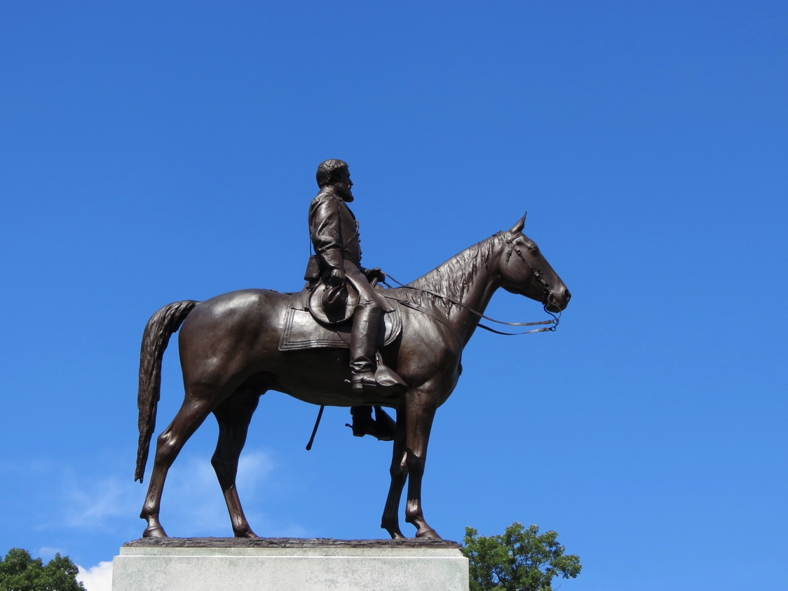 Equestrian statue of Robert Edward Lee in PA Gettysburg US