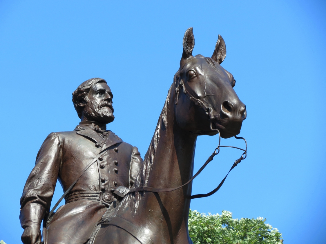 Equestrian statue of Robert Edward Lee in PA Gettysburg US